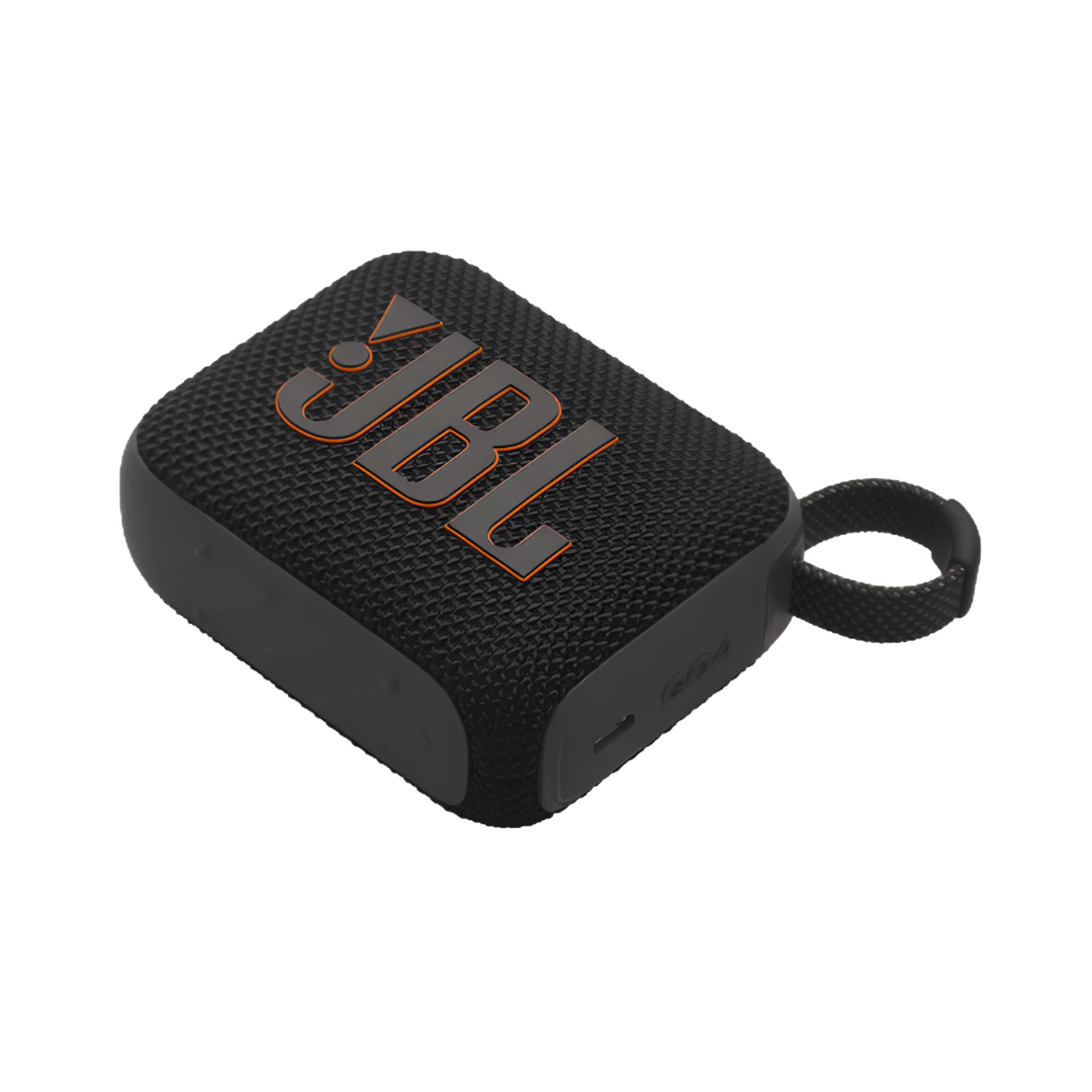 JBL Go 4 Bluetooth Speakers 4.2 W - Black_Bottom View