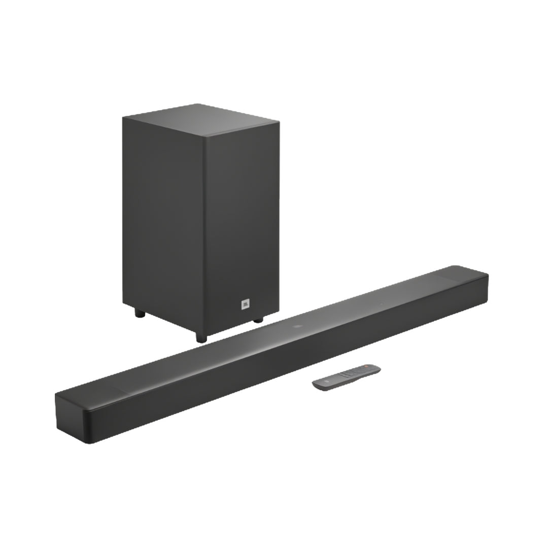 JBL SB595 Wireless Soundbar with 3.1.2 Channel 440 W - Black_Isometric View