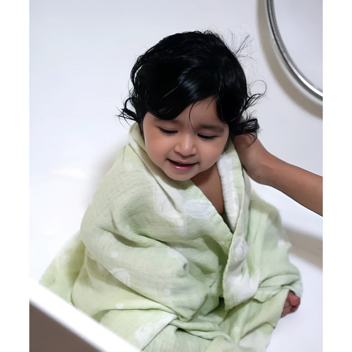 Doctor Towels Aloe Vera Baby Towel 60x120 cm - Green - Image 2 - Buy Online at Chera Home Junction Coimbatore
