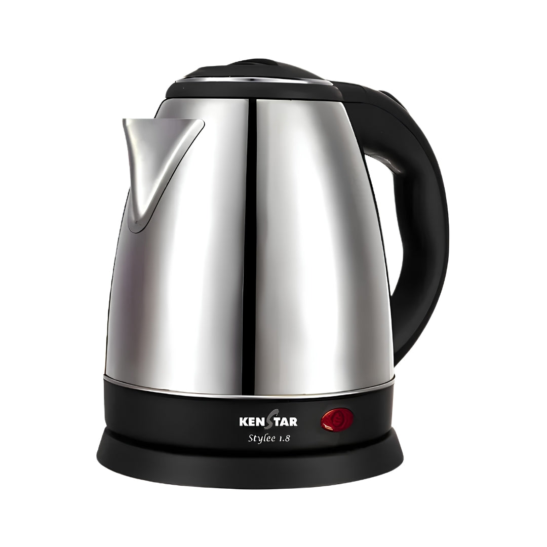Kenstar Stylee KKSTY18F13SR0 1.8L 1350W Electric Kettle - Silver_Front View