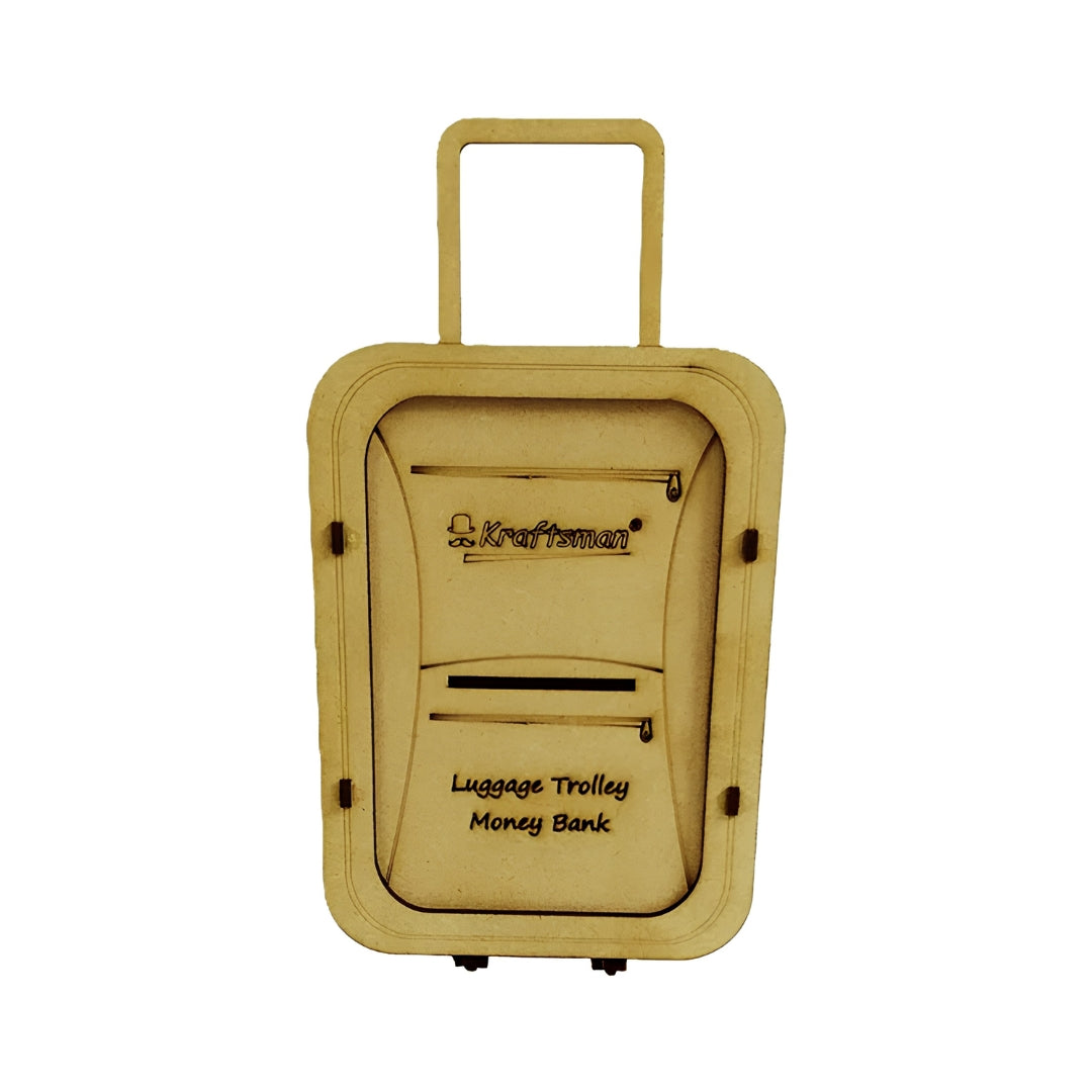 Kraftsman Wooden Trolley Money Bank Front View_4