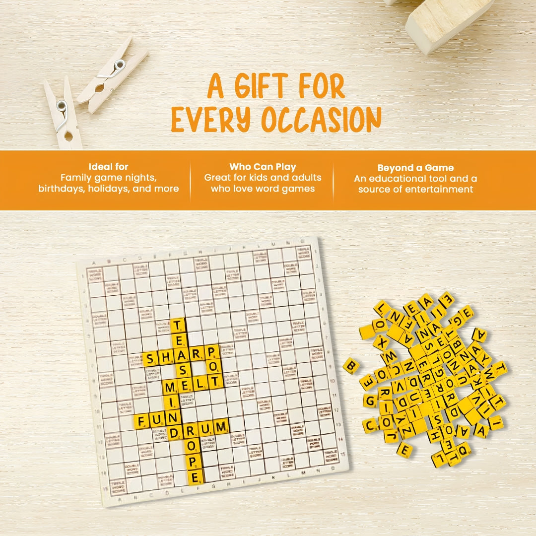 Kraftsman Wooden Word Lord Board Game Key Feature_7