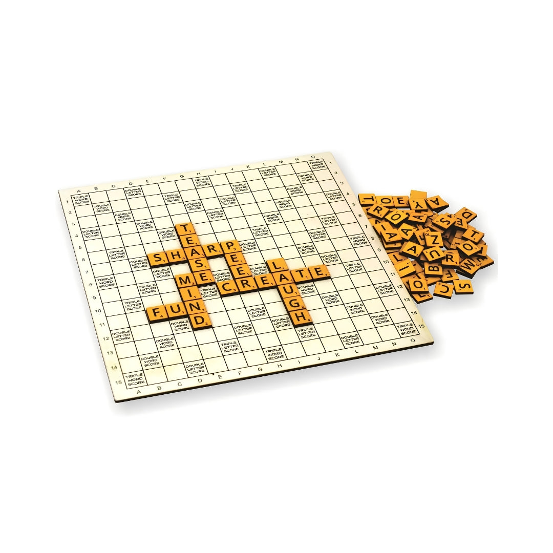 Kraftsman Wooden Word Lord Board Game Left View_2