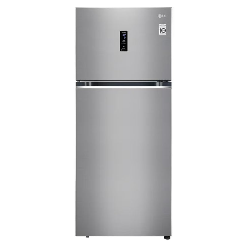 LG T422VPZX 398L Double Door Refrigerator - Silver
