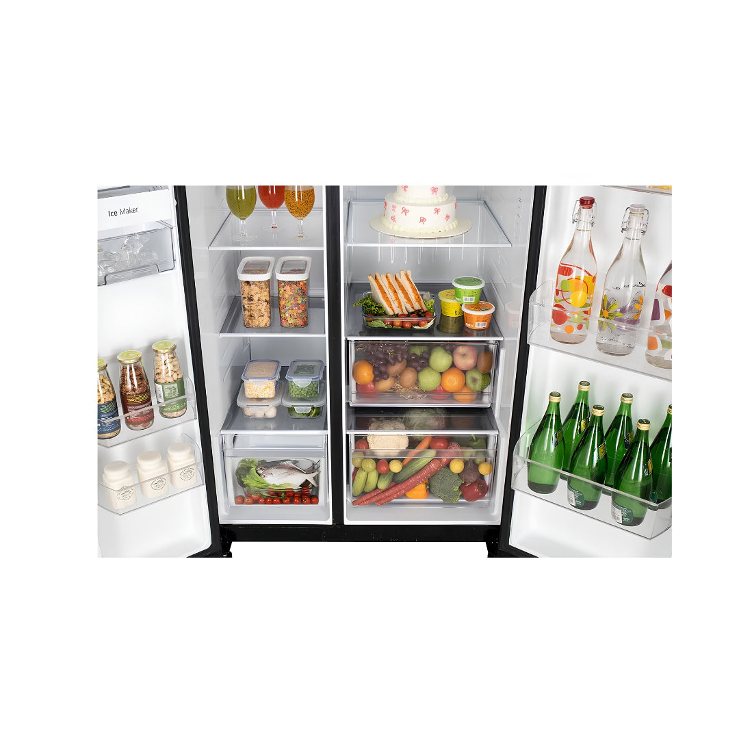 LG 650 L 3 Star Side By Side Door Refridegator GL-B277HBM34