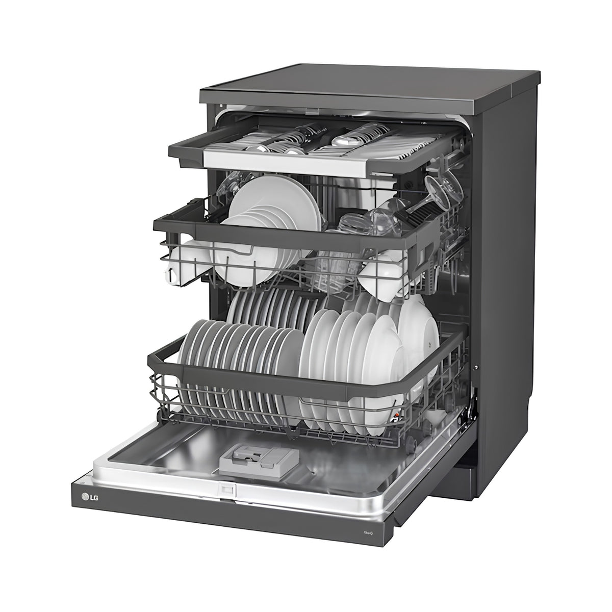 LG DFB435FM Dishwasher 15 Place - Matte Black_9