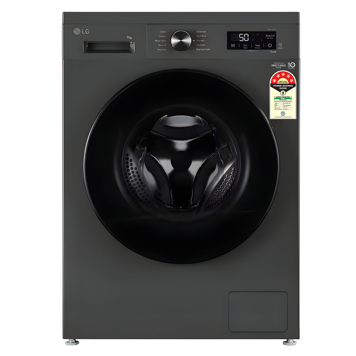 LG FHB1207Z4M Fully Automatic Front Load Washing Machine 7 kg - Middle Black_1
