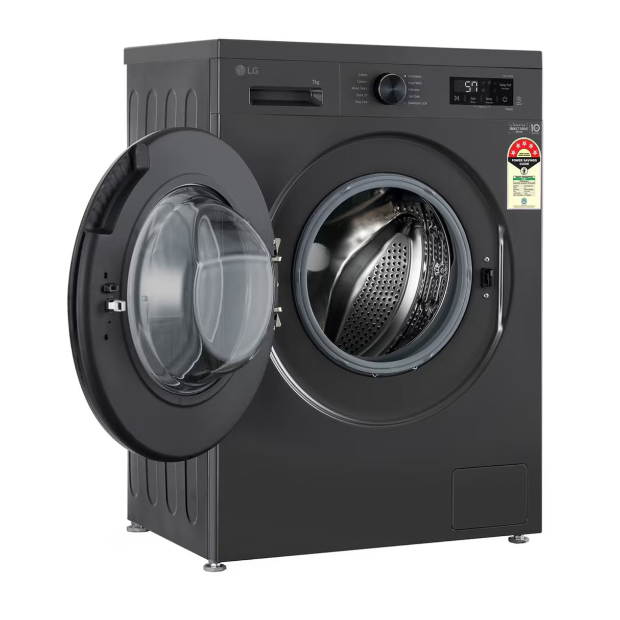 LG FHB1207Z4M Fully Automatic Front Load Washing Machine 7 kg - Middle Black_4