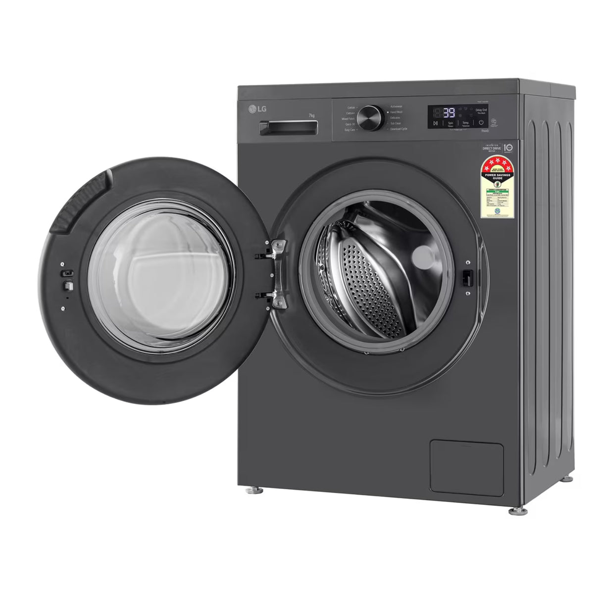 LG FHB1207Z4M Fully Automatic Front Load Washing Machine 7 kg - Middle Black_7