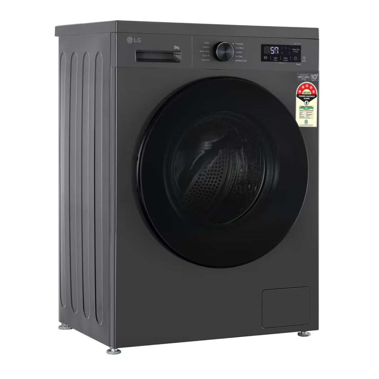 LG FHB1208Z4M Front Load Washing Machine 8kg – Middle Black_4