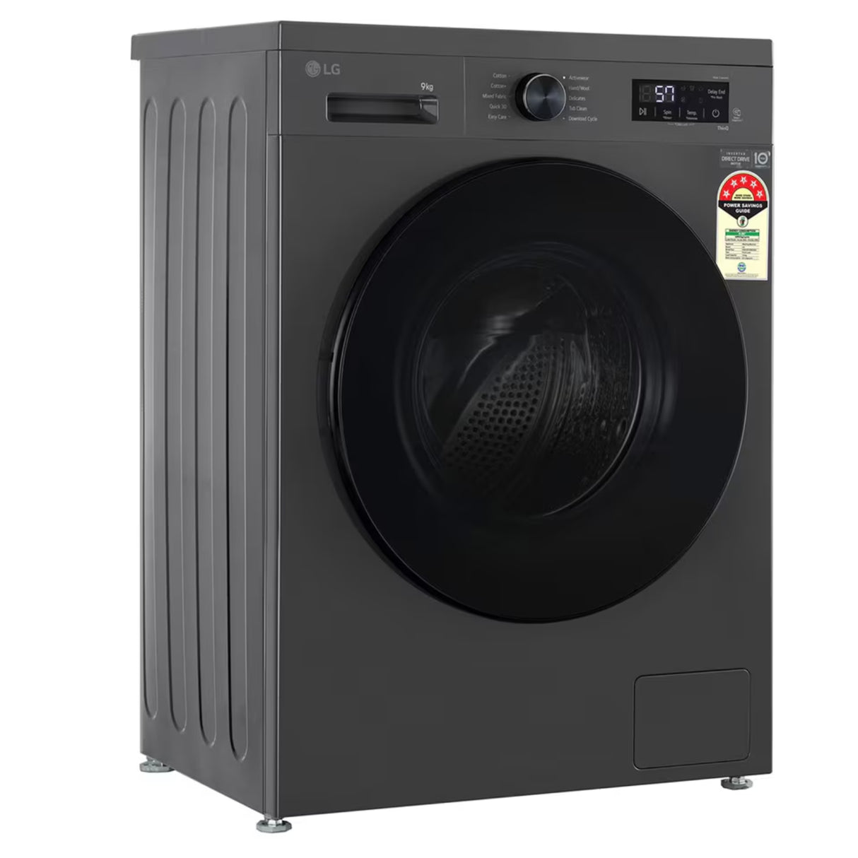 LG FHB1209Z4M Fully Automatic Front Load Washing Machine 9 kg - Middle Black_2