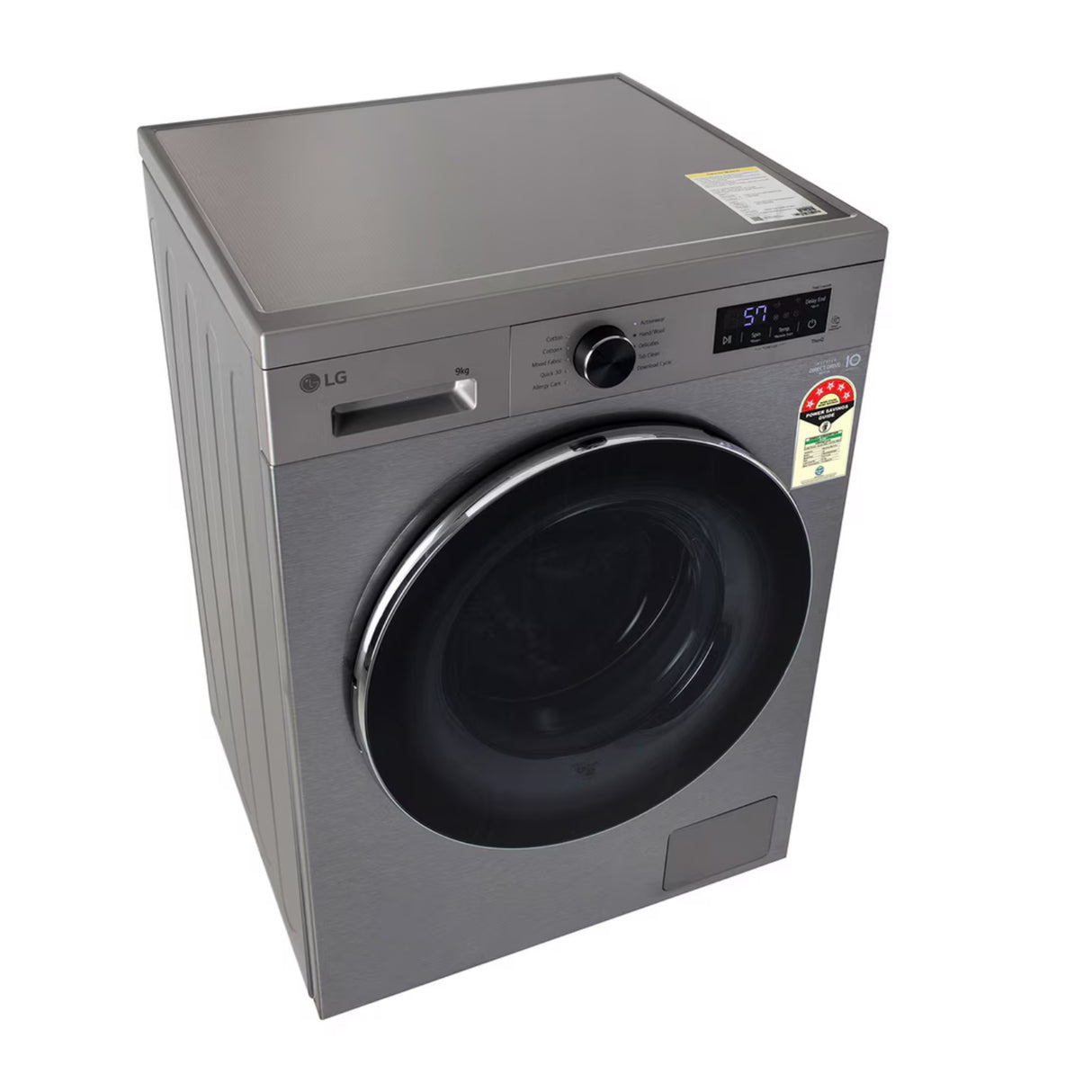LG FHB1209Z4P Fully Automatic Front Load Washing Machine 9 kg - Platinum Silver_4