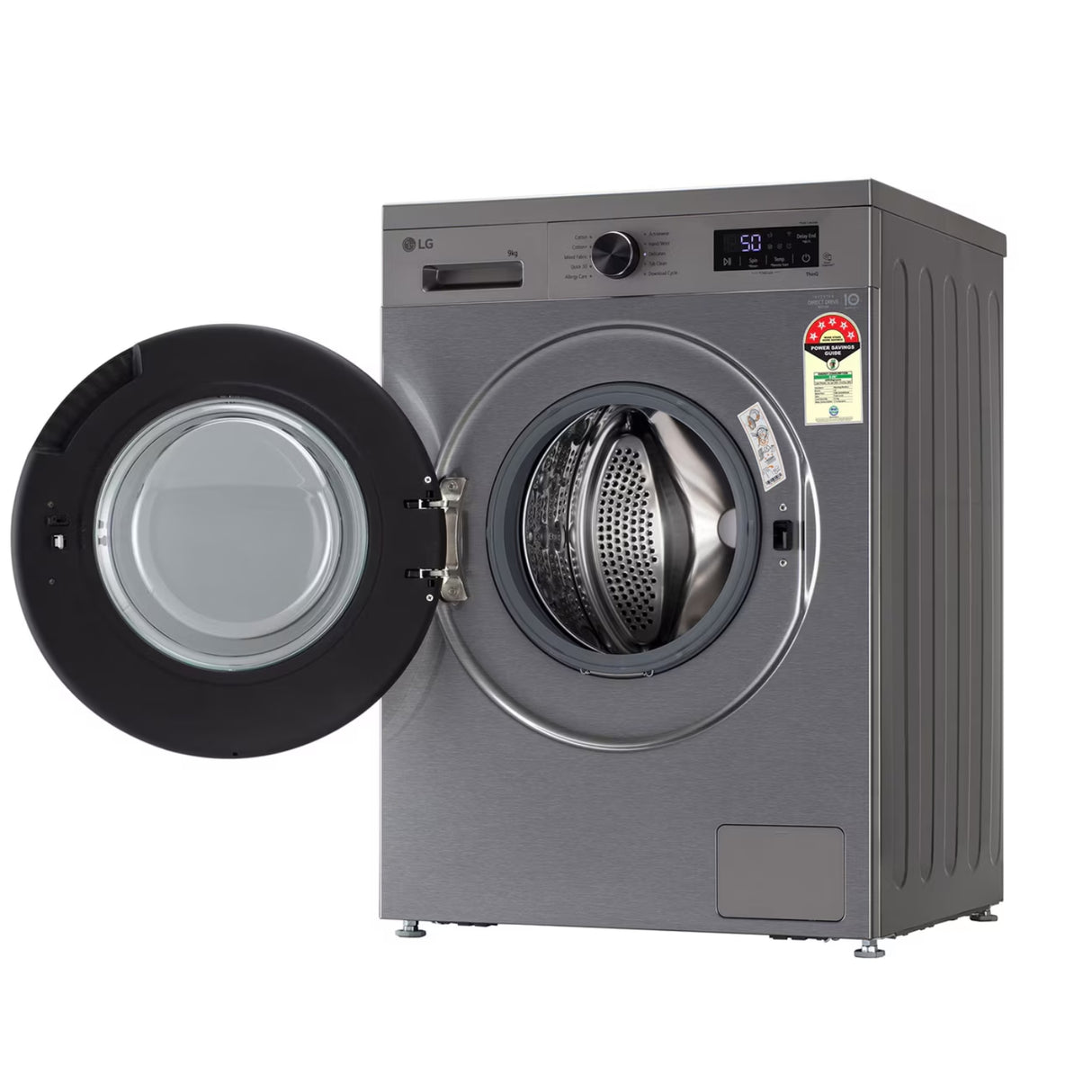 LG FHB1209Z4P Fully Automatic Front Load Washing Machine 9 kg - Platinum Silver_6