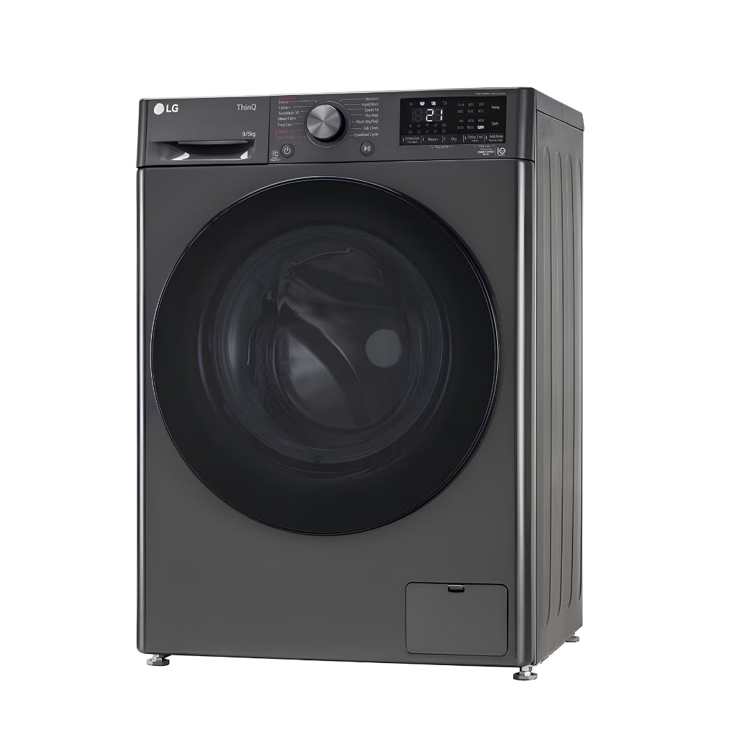 LG FHD0905SWM Fully Automatic Top Load Washer and Dryer Washing Machine 9 Kg - Middle Black_Leftt View