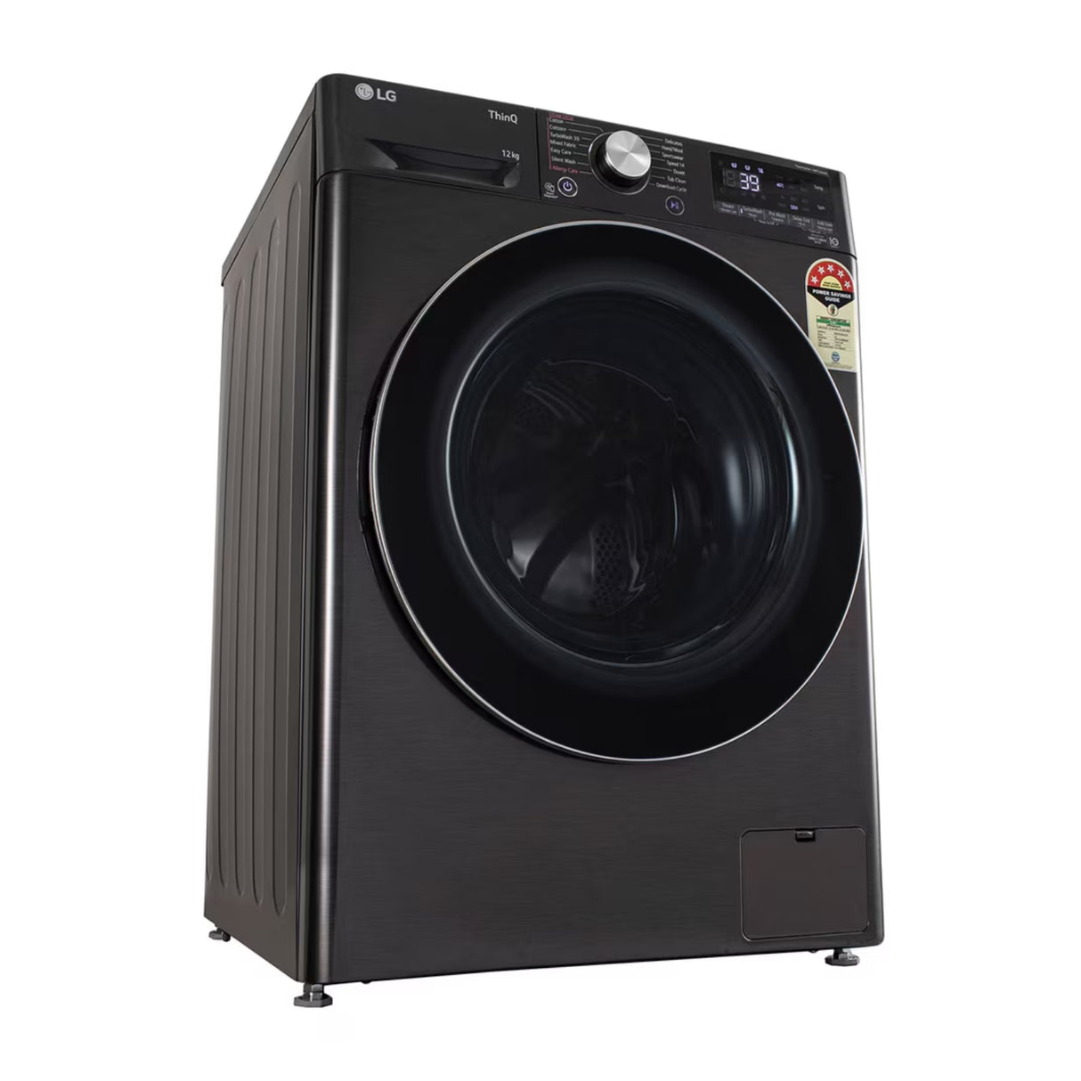 LG FHP1412Z9B Fully Automatic Front Load Washing Machine 12 kg - Platinum Black_3