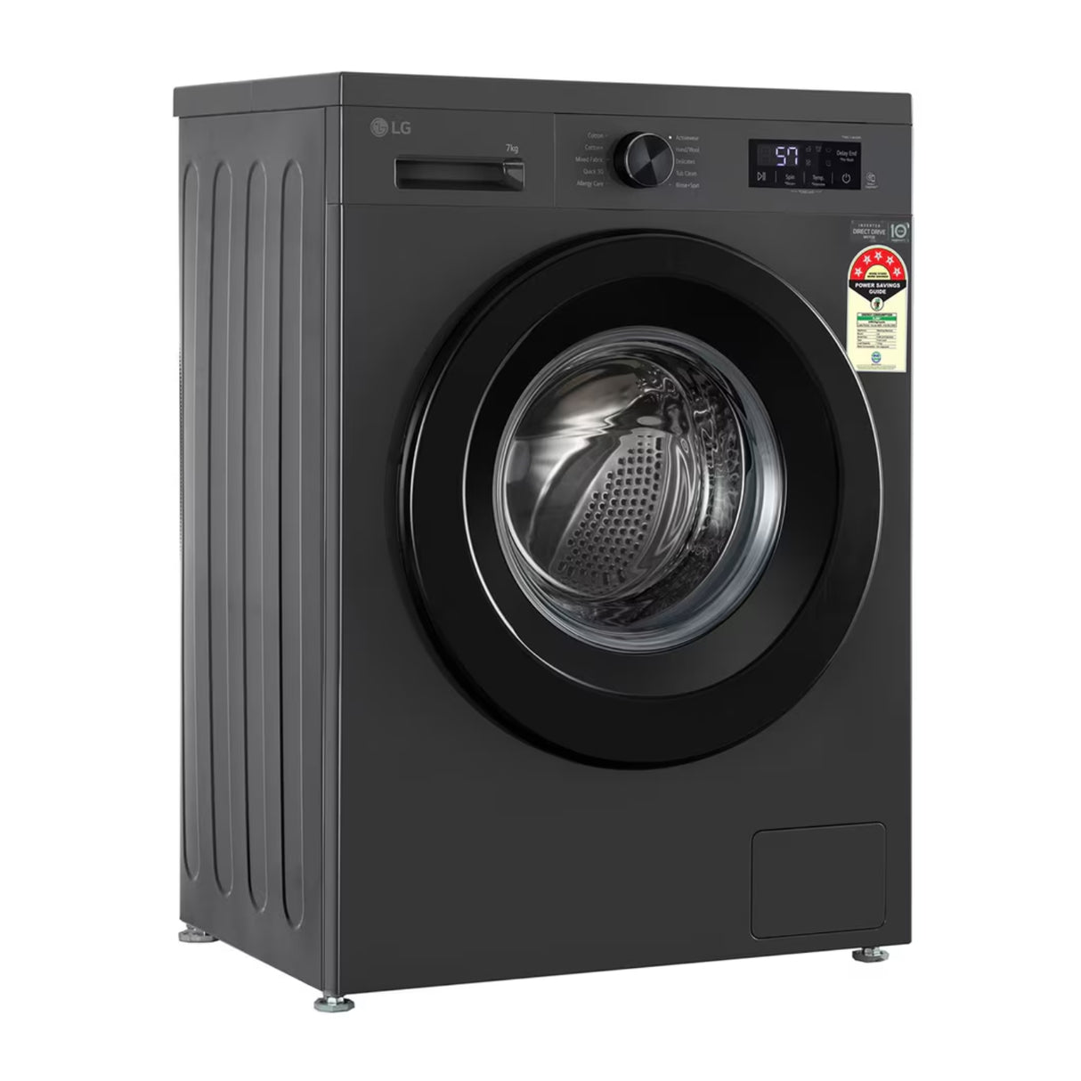 LG Fully Automatic Front Load Washing Machine FHB1208Z2M 8 kg - Middle Black_3