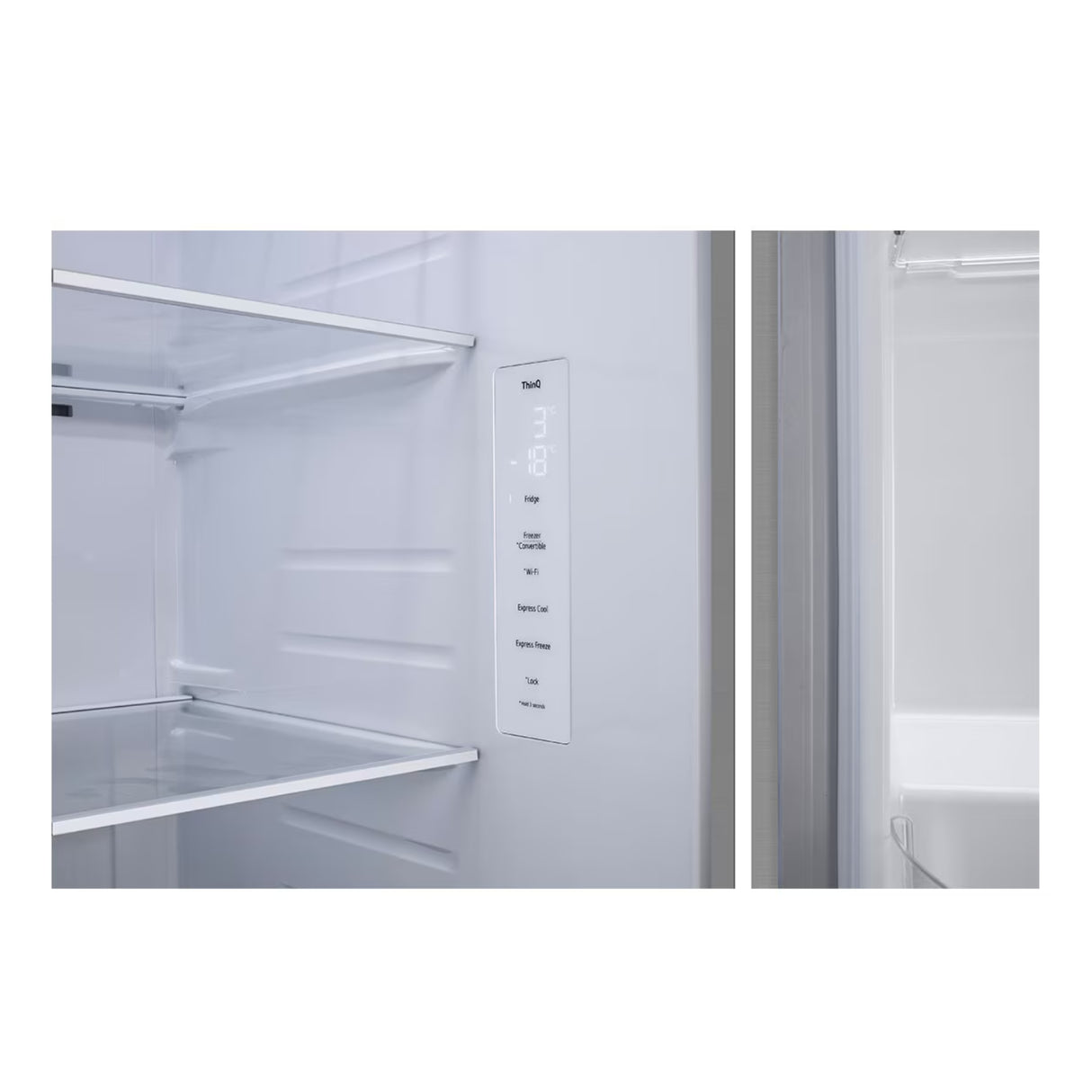 LG GL-B257HPZ3 3 Star 650 L Frost-Free Side-by-Side Refrigerator - Shiny Steel_10