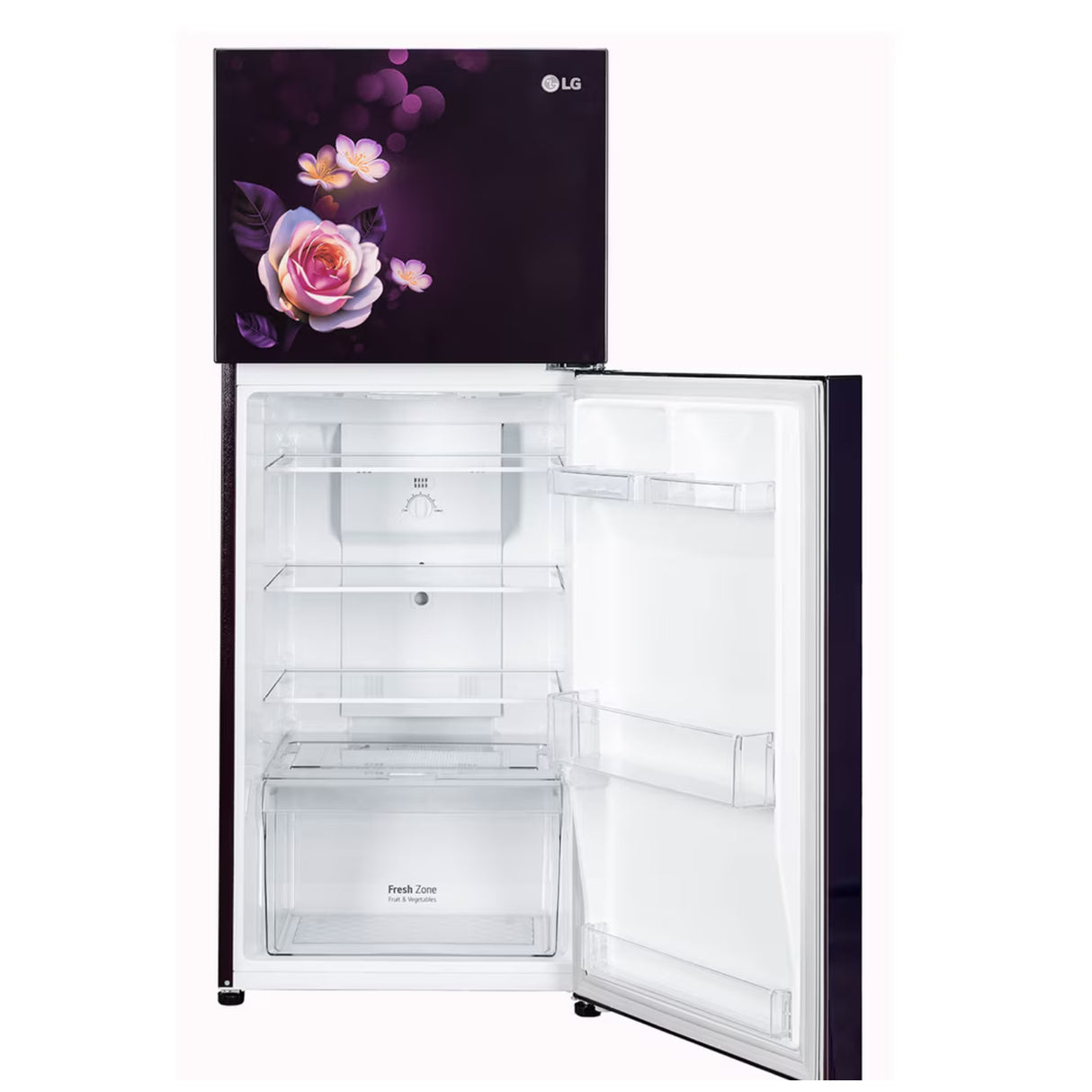 LG GL-N292DPBY Smart Inverter Compressor 242 L Frost-Free Double Door Refrigerator – Purple Bloom_7
