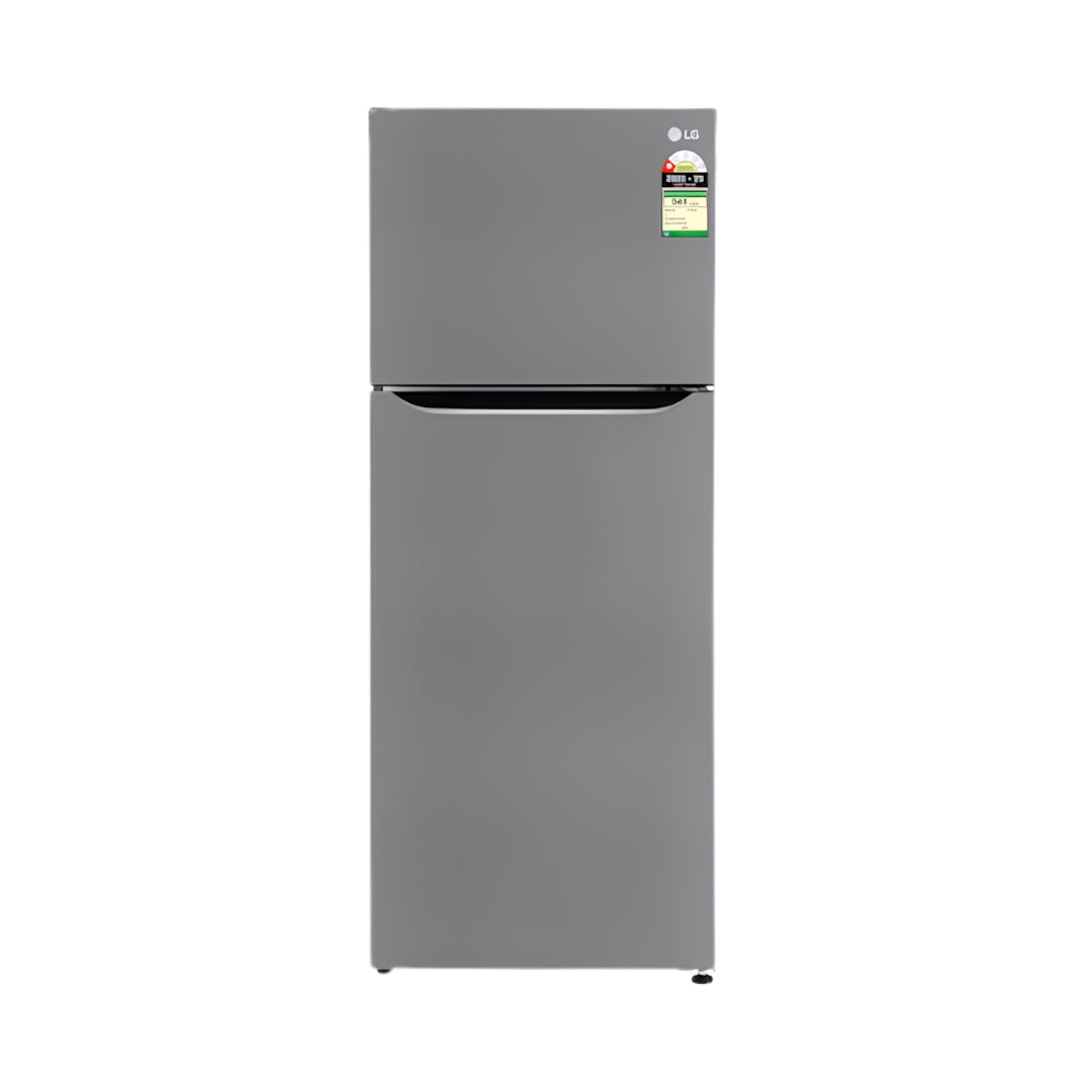 LG GLT502CPZR Double Door Refrigerator 446 L - Shiny Steel_Front View_1