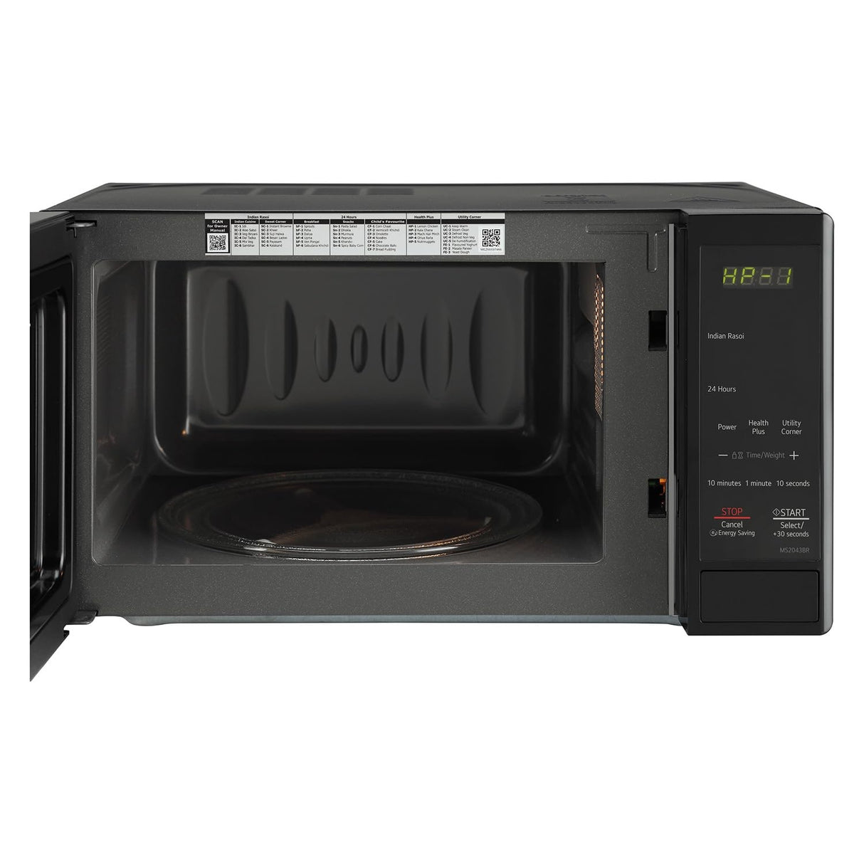 LG MS2043BR Solo Microwave Oven 20 L - Black_4