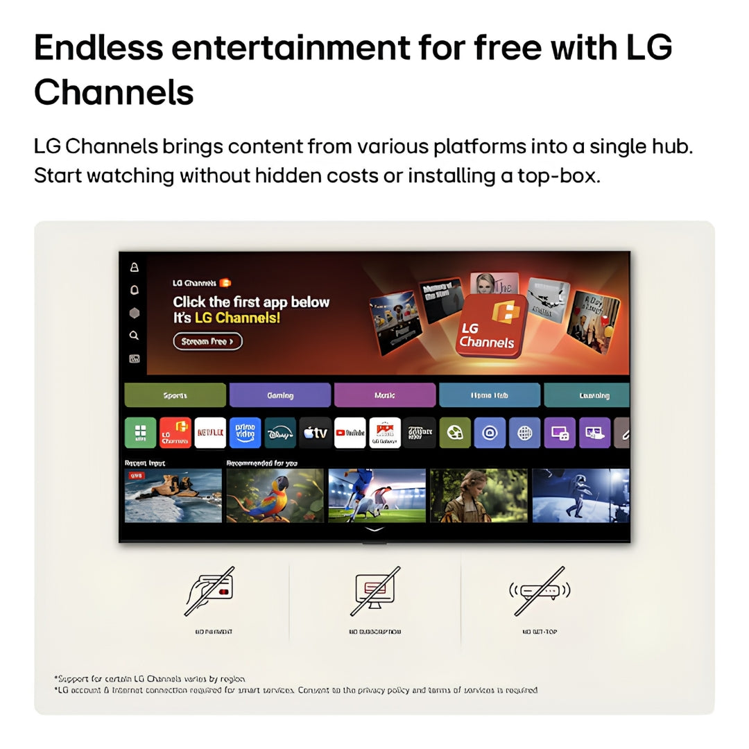 LG NANO 4K UHD AI TV NU875 2026 - 108cm(43)_Features view_8
