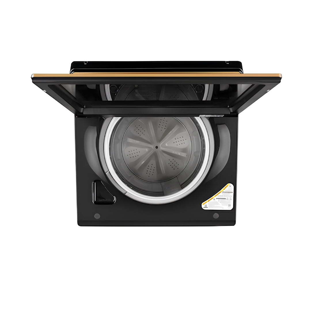 LG T90KMOB1Z Fully Automatic Top Load Washing Machine 9 Kg - Onxy Black_Up Inside View