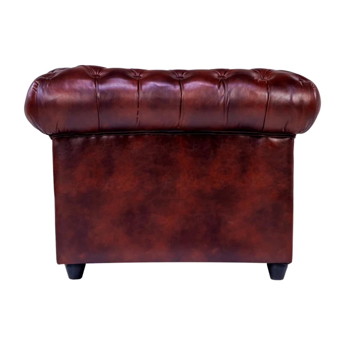 Lisbon Pro Chester Rexine Sofa 1 Seater - Maroon