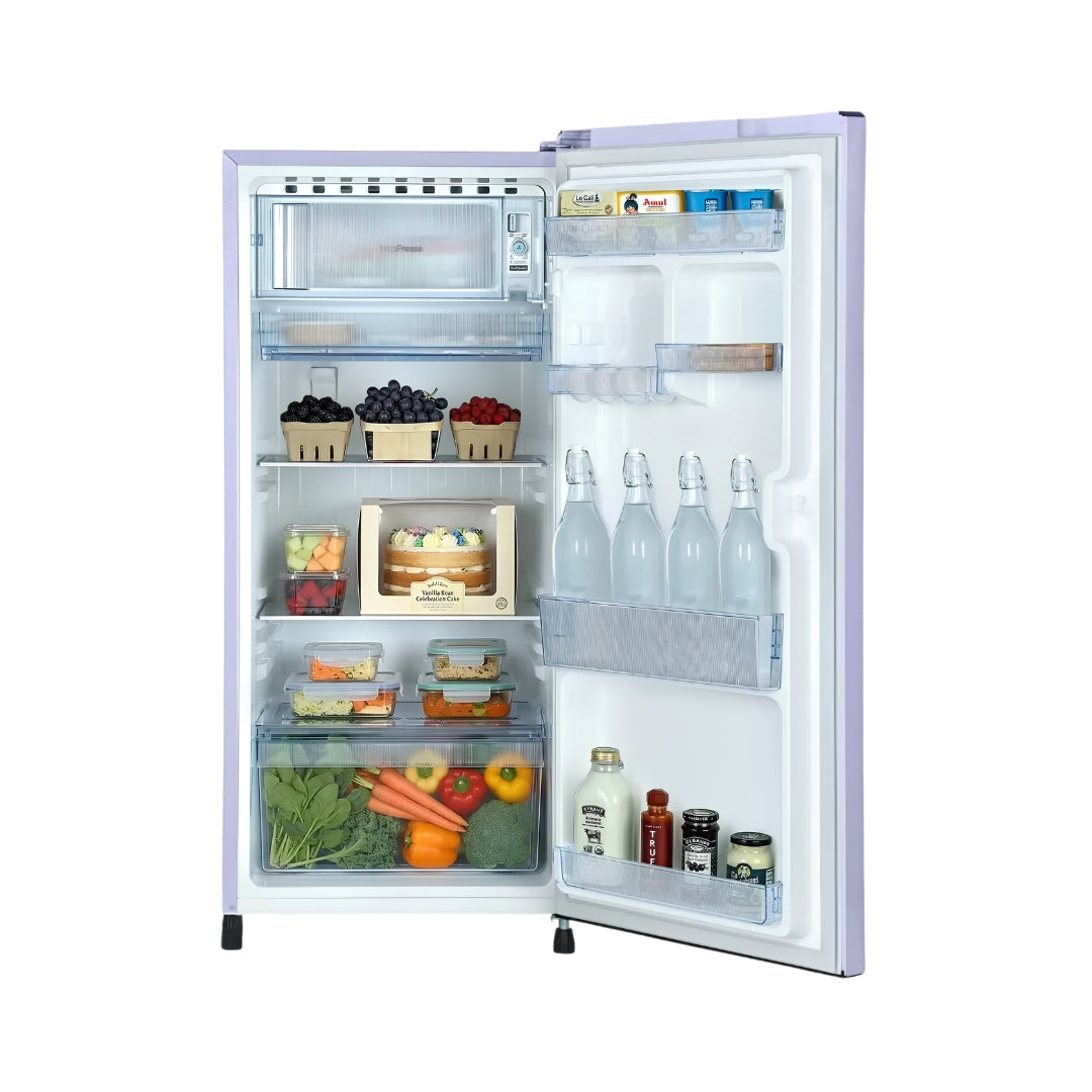 Lloyd GLDG203APLCF Single Door Refrigerator 185 L - Pastel Lavender_4