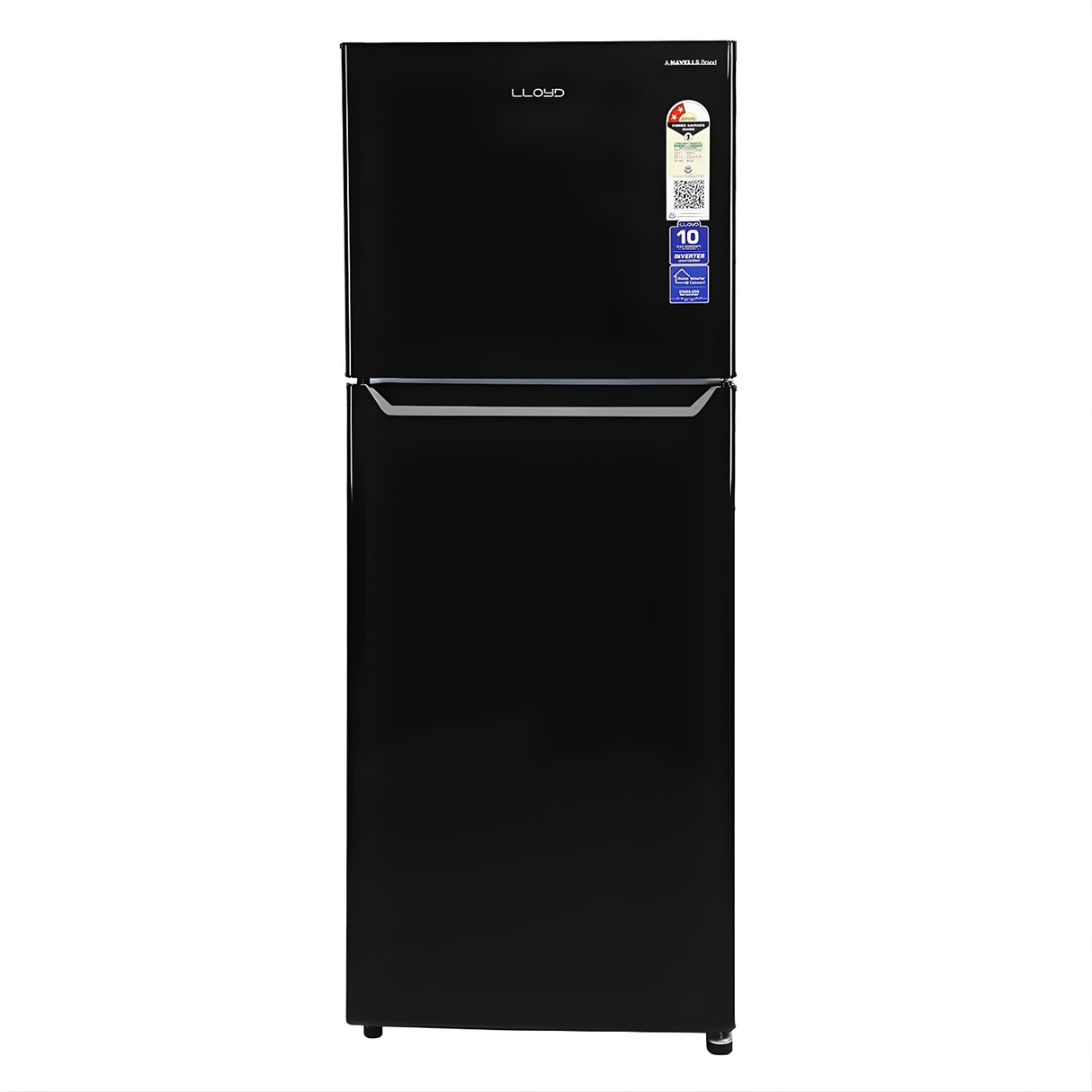 Lloyd GLFF312AMBC1GC 280L 2-Star Frost-Free Convertible Double Door Refrigerator – Metallic Black_1