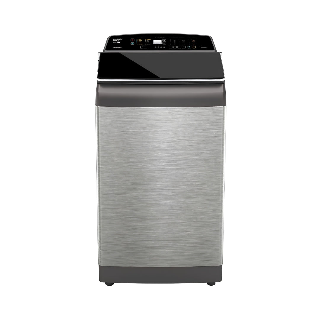Lloyd GLWT855N12SS Fully Automatic Top Load 8.5 kg - Satin Steel_Front view