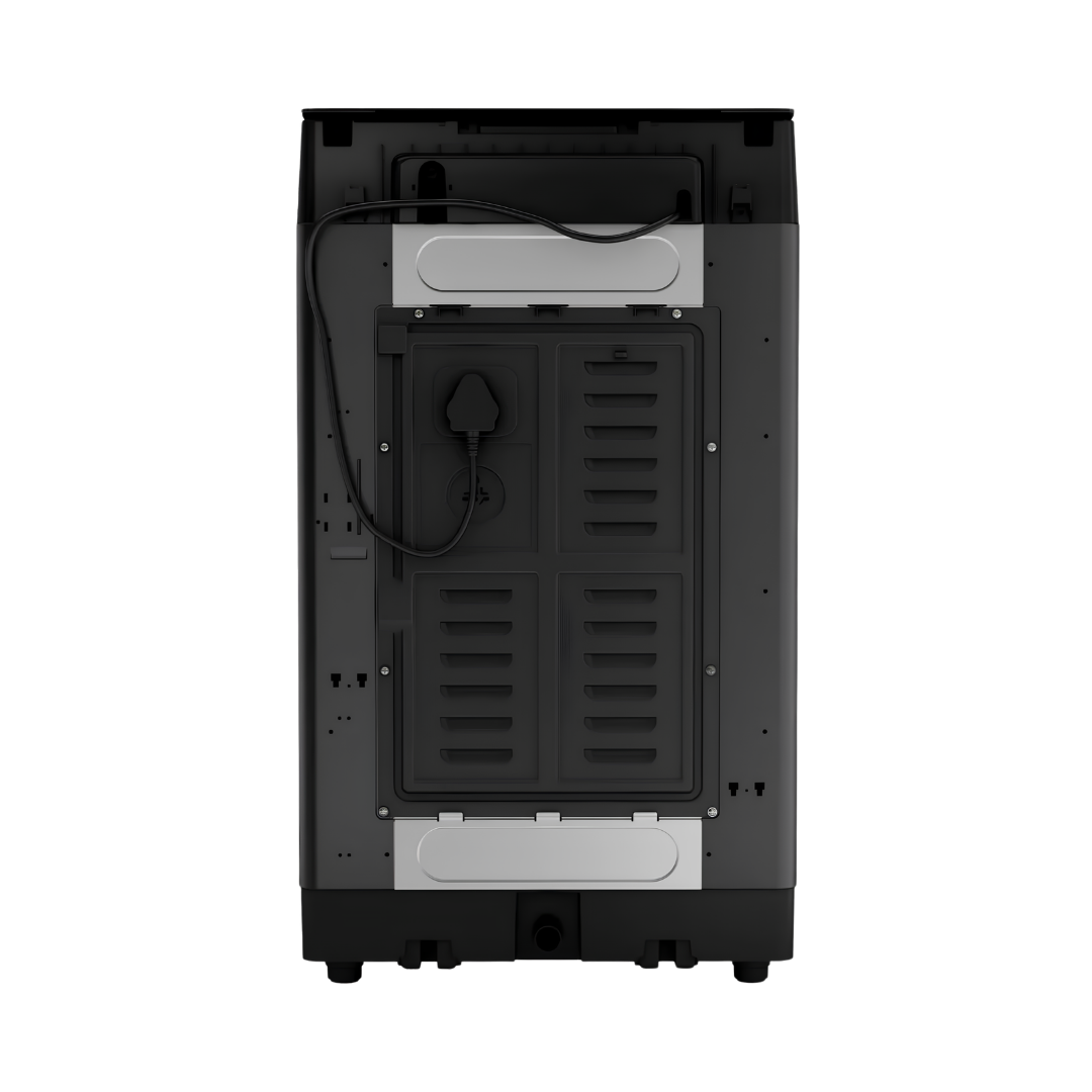 Lloyd GLWT955N40EB Fully Automatic Top Load Washing Machine 9.5 Kg - Black_Back View