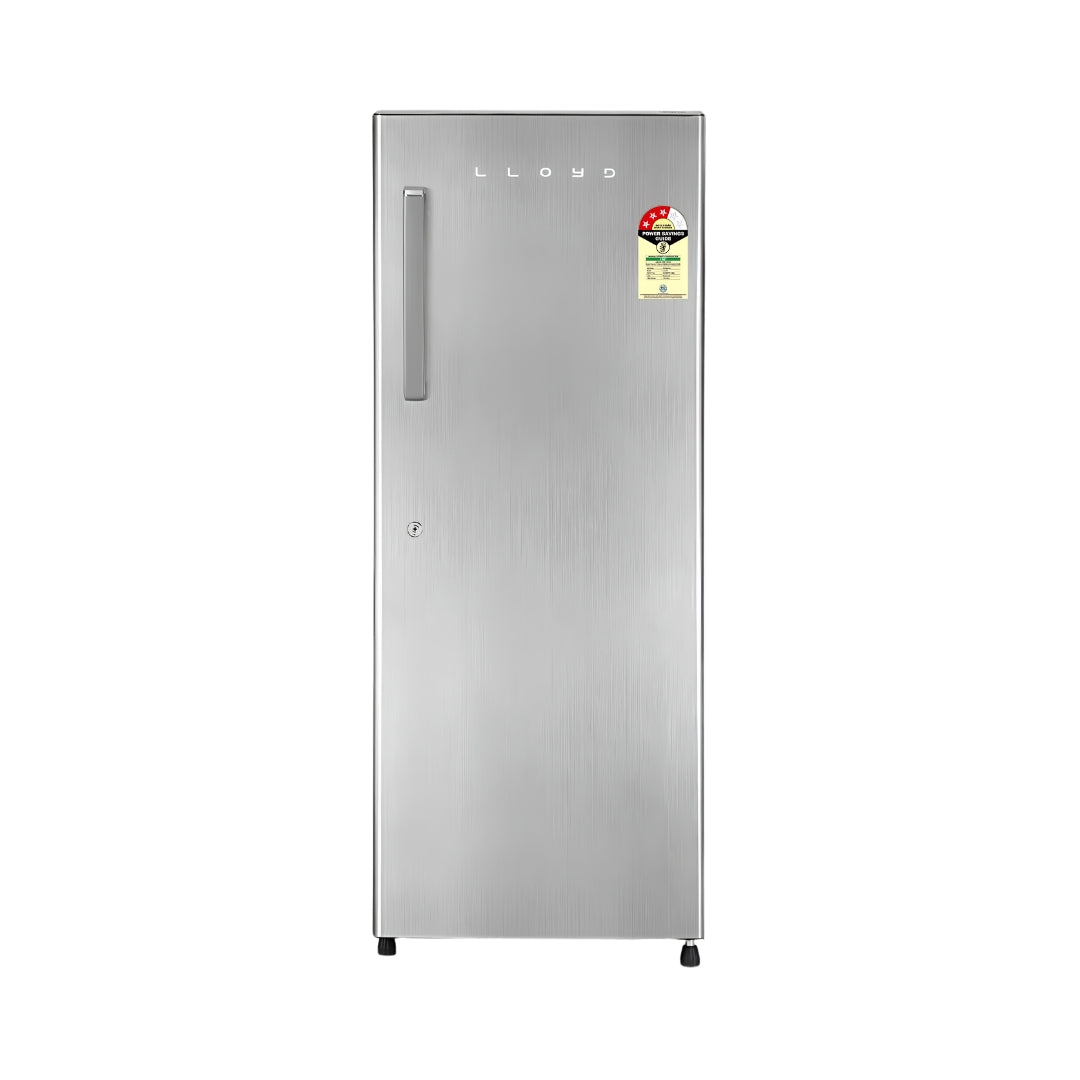 Llyod GLDG203ASGCF Single Door Refrigerator 185 L - Steel Graphite_Front View