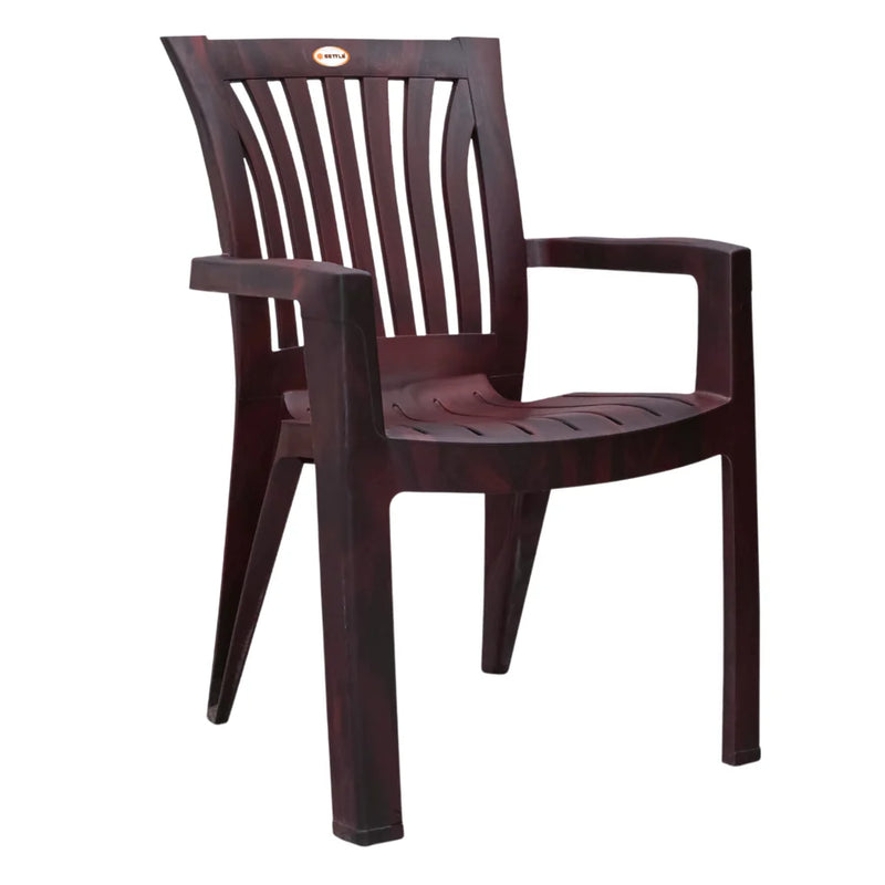 Settle Majestic Arm Plastic Chair - Rose Gold