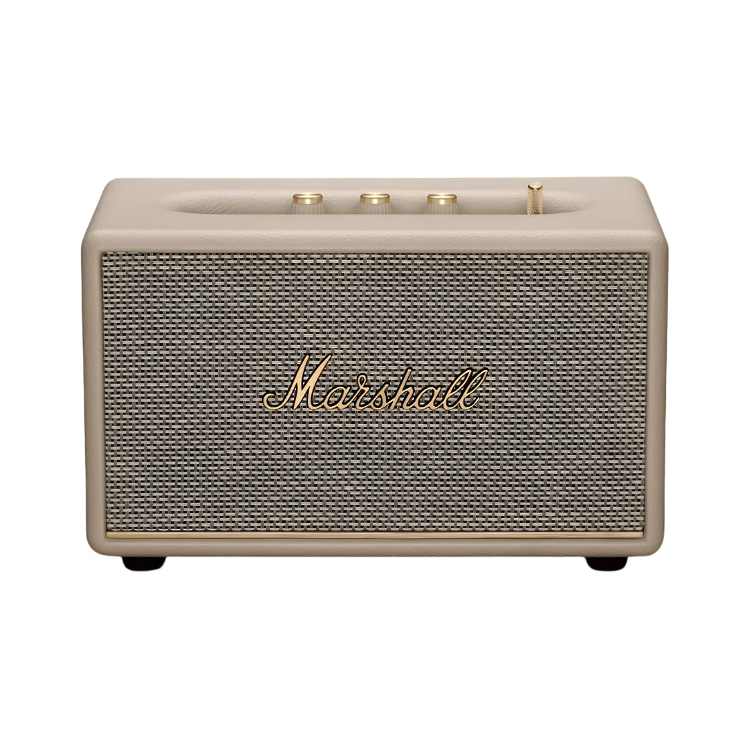 Marshall Action III Bluetooth Speaker 30W - Cream_FrontView