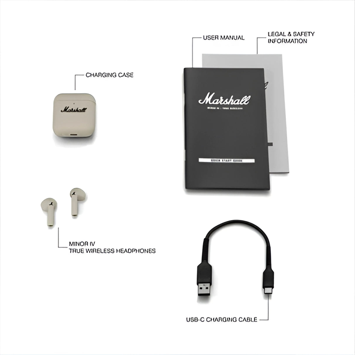 Marshall Minor IV True Wireless Earbuds - Cream_5