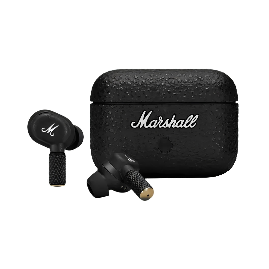 Marshall Motif II ANC True Wireless Earbuds - Black_FrontView