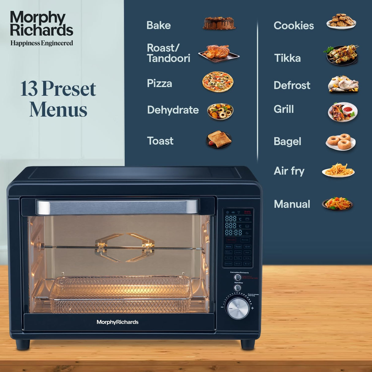 Morphy Richards 510057 OTG 29 L Digital with Air Fryer - Black_6