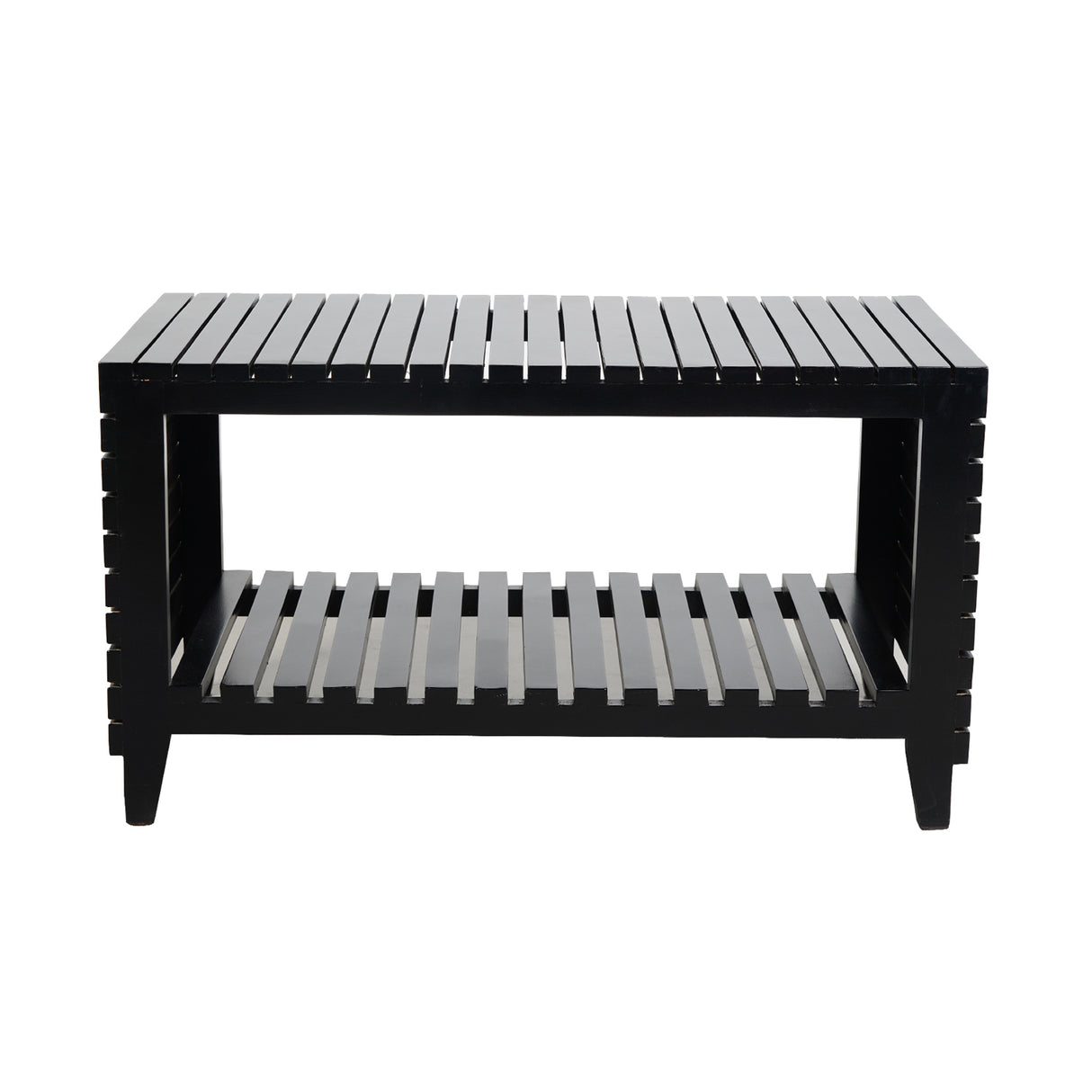 Newick Wooden Coffee Table - Dark Walnut Finish_2