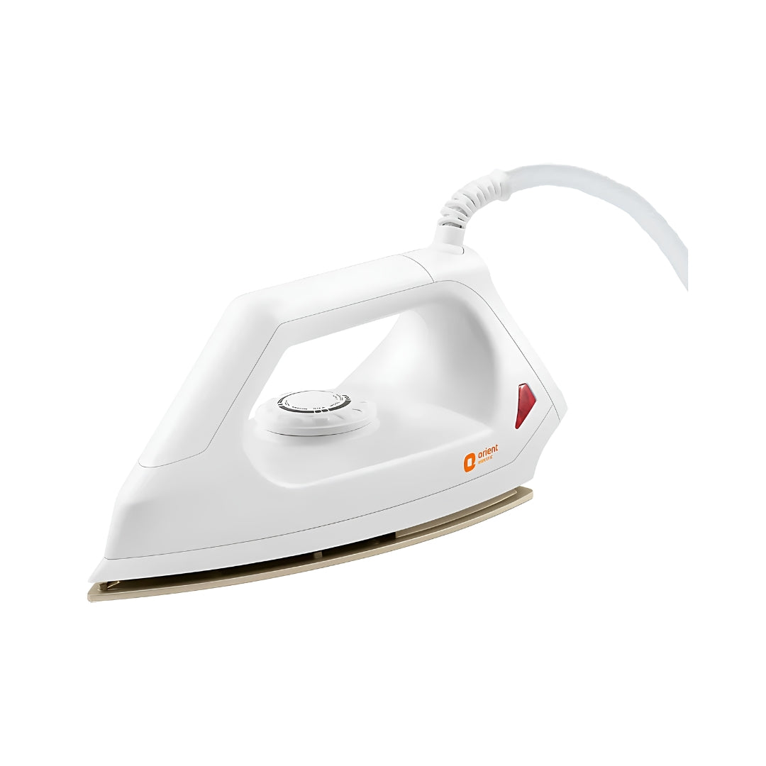 ORIENT Fabrismooth Dry Iron 1000 Watts - White_Front View
