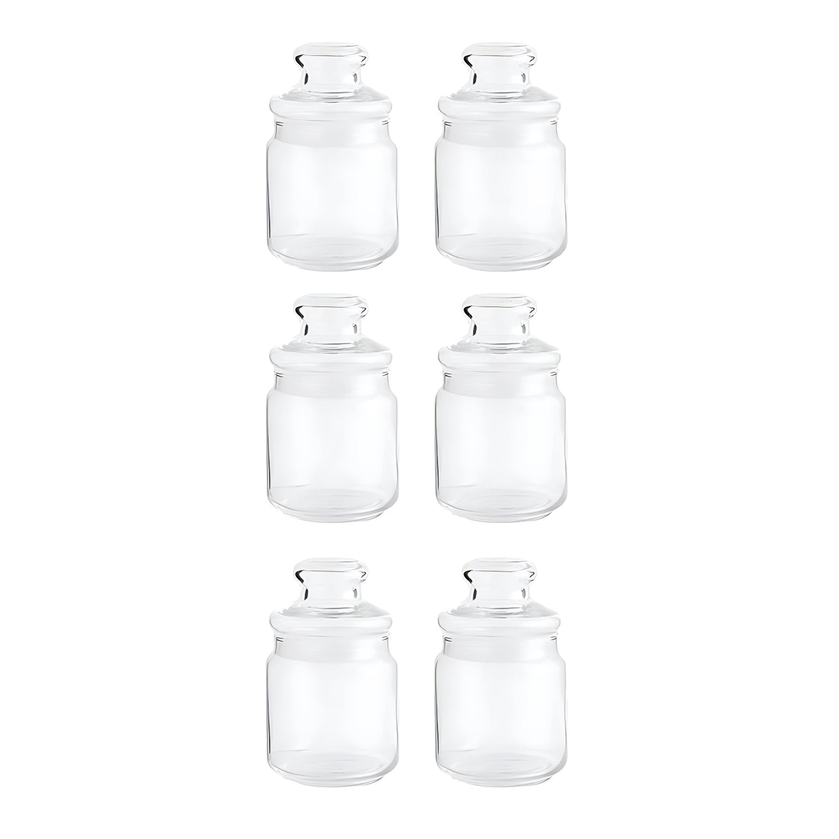 Ocean Pop Glass Jar with Lid 6 Pcs Set 500 ml - Image 4 - Buy Online at Chera Home Junction Coimbatore