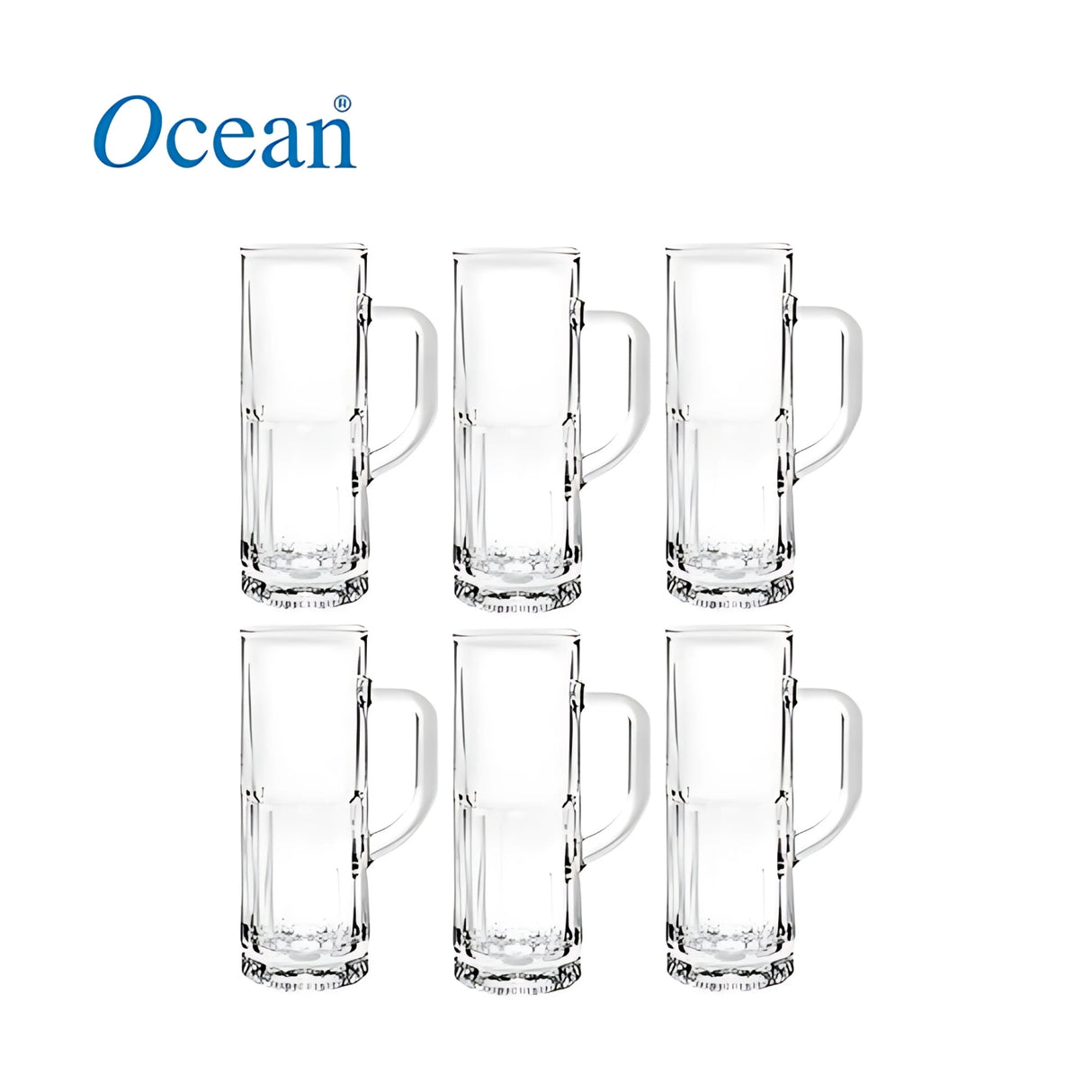 Ocean Berliner Glass Mug 6 Pcs Set 365 ml_3