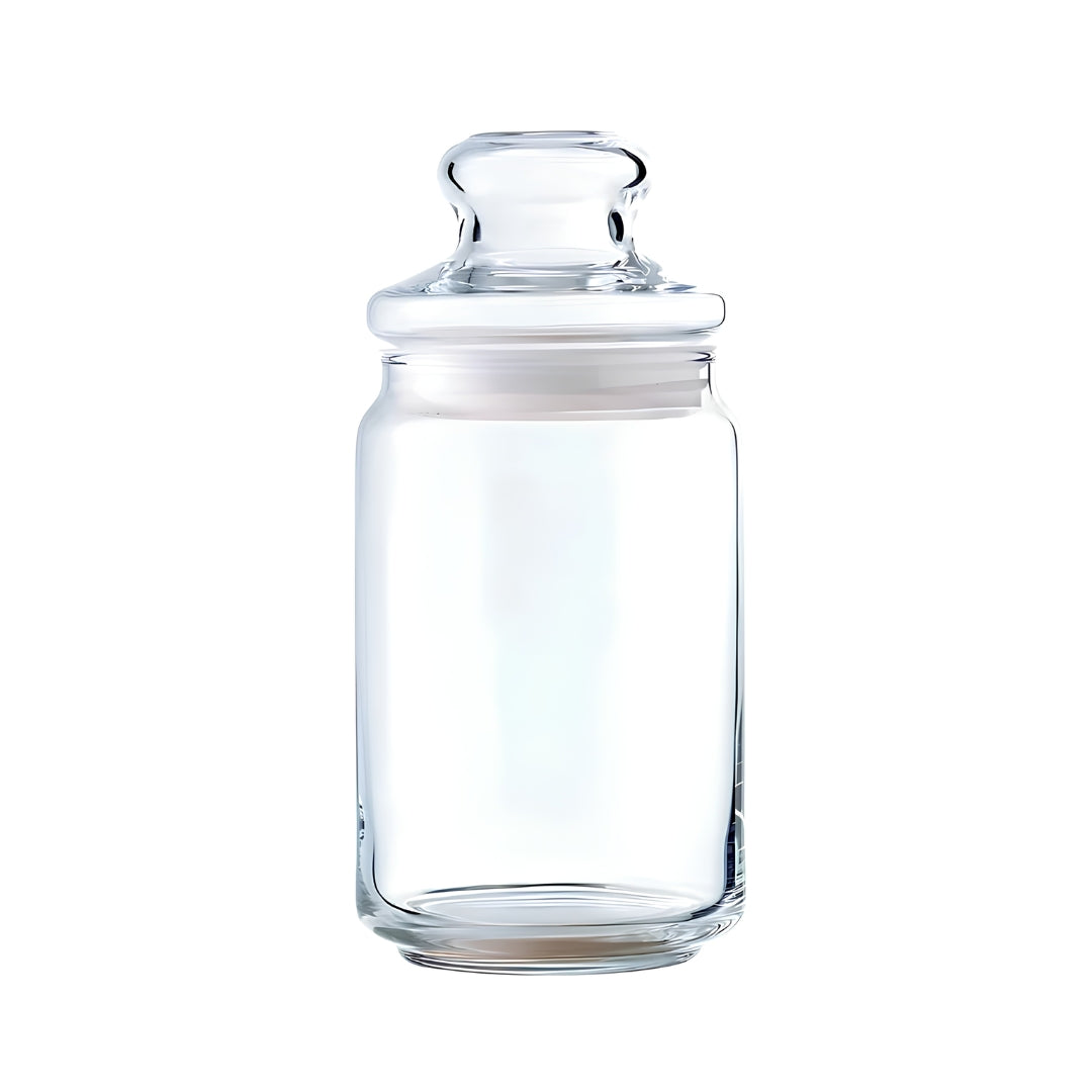 Ocean Pop Glass Jar with Lid 6 Pcs Set 750 ml_Front View