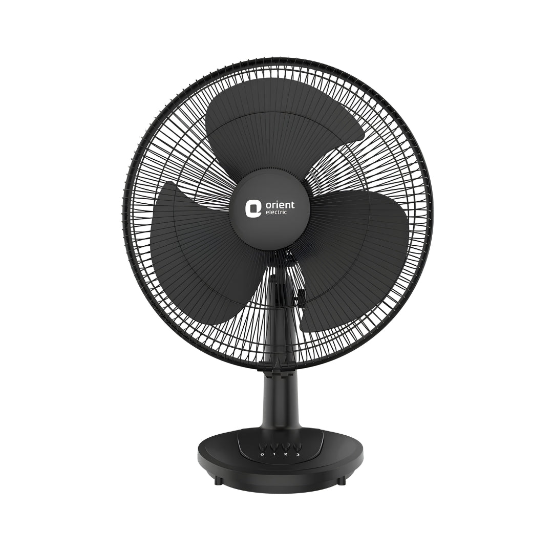 Orient 27 Neo Table Fan 400 mm - Black_Front View