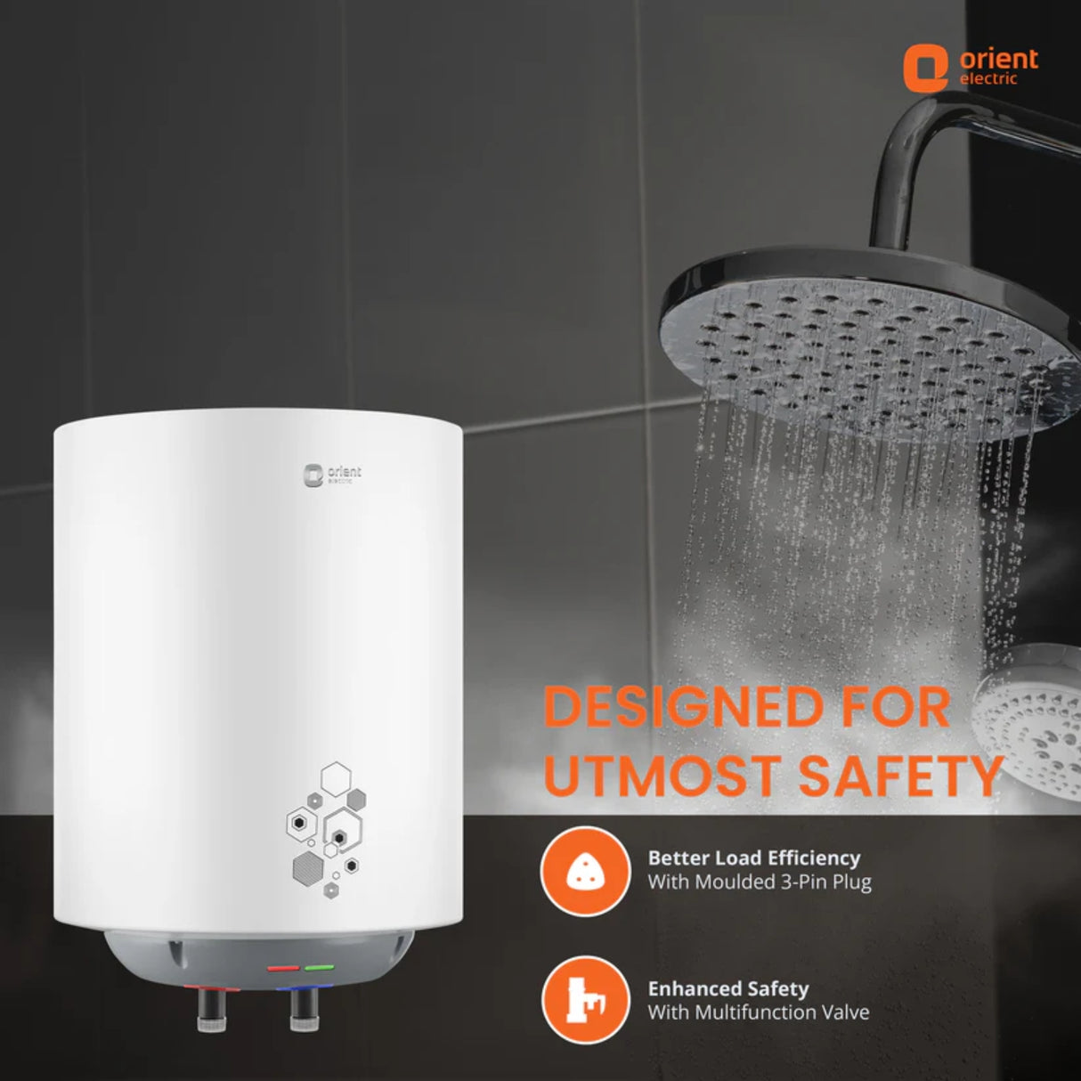 Orient Eco Swift Water Heater 15 L - White_4