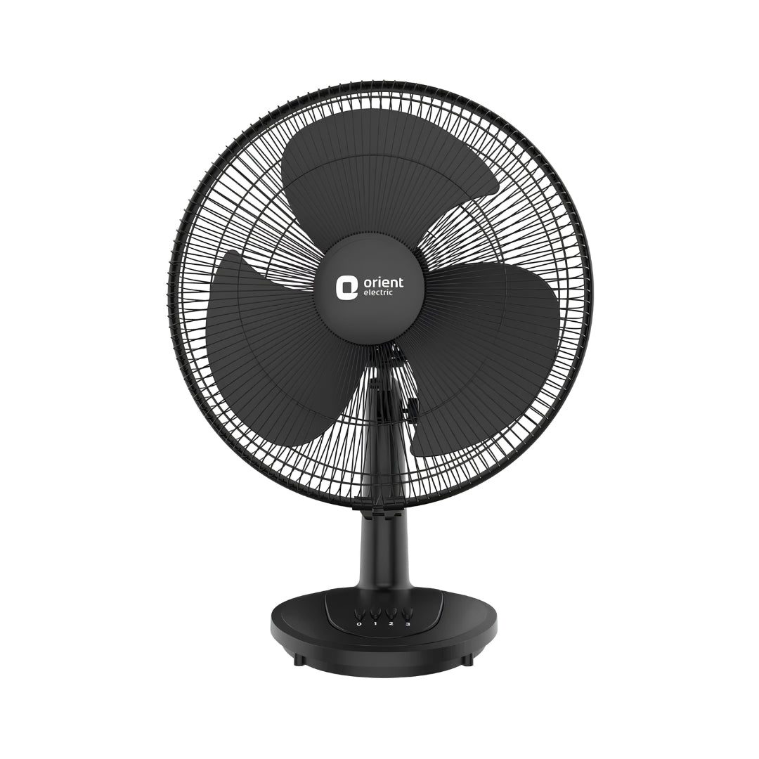 Orient Table 27 Neo Table Fan 400 mm - Black_Front View