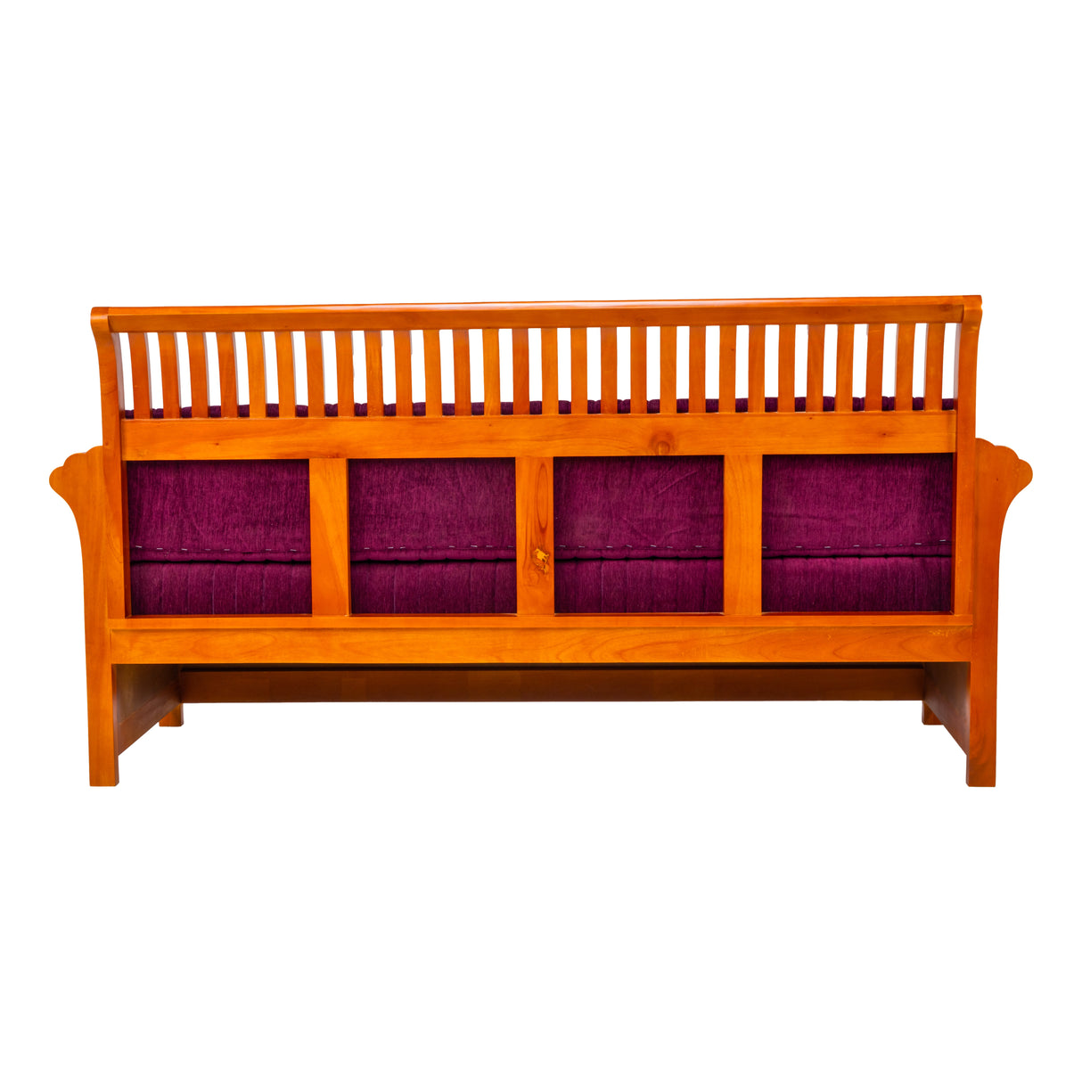 Orlando Pro Regal Sofa Set (3+1+1 Seater) - Teak Finish