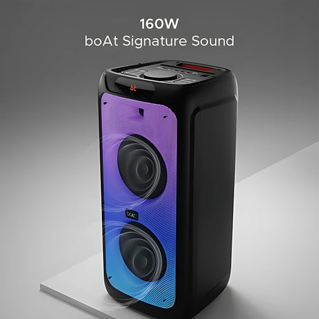 Boat Partypal 390 Bluetooth Party Speaker 160W Output - Space Black