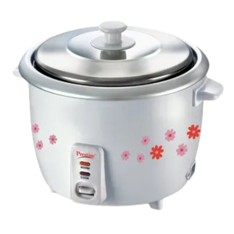 Prestige PRWO 41270 Electric Rice Cooker 1.8 L - White with Red