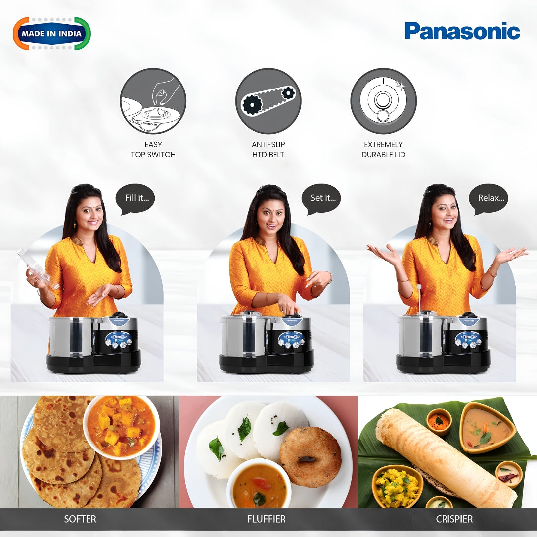 Panasonic MK-GW200 Wet Grinder 2 L - Black_6