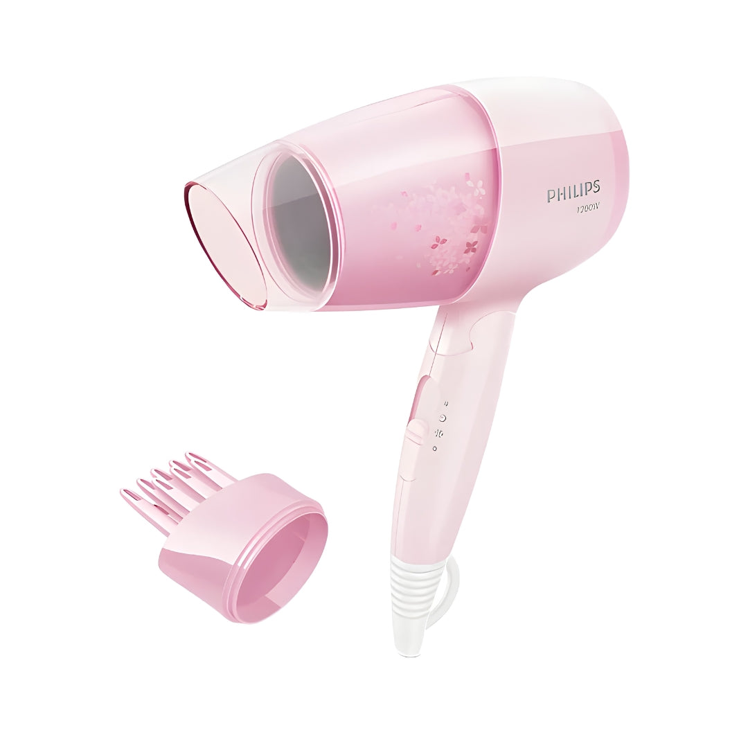 Philips BHC017/00 Hair Dryer 1200 Warts - Pink_Front View